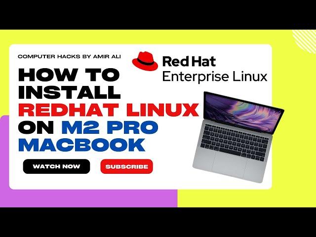 Install Red Hat VM in MacBook M1:M2 Pro:M1 :M2 Apple Macbooks using UTM Virtualization