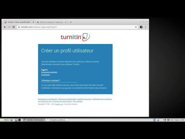 Free Turnitin  account in 3 minutes for January 2021.