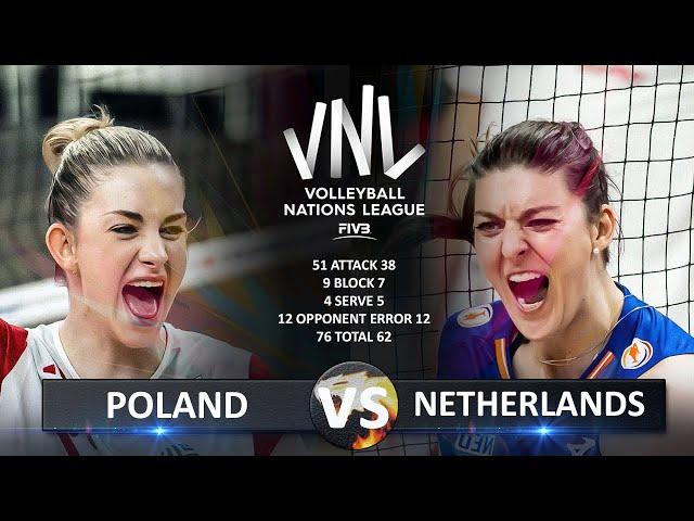 Poland vs Netherlands | Women's VNL 2024