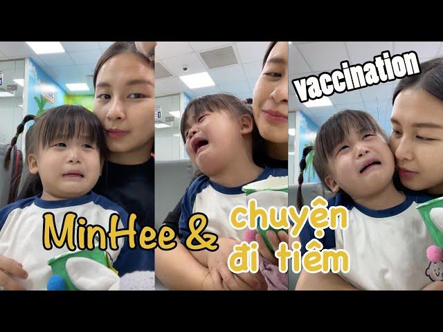 MinHee và chuyện đi tiêm | Em bé nói tiếng Anh MinHee | growwithminhee