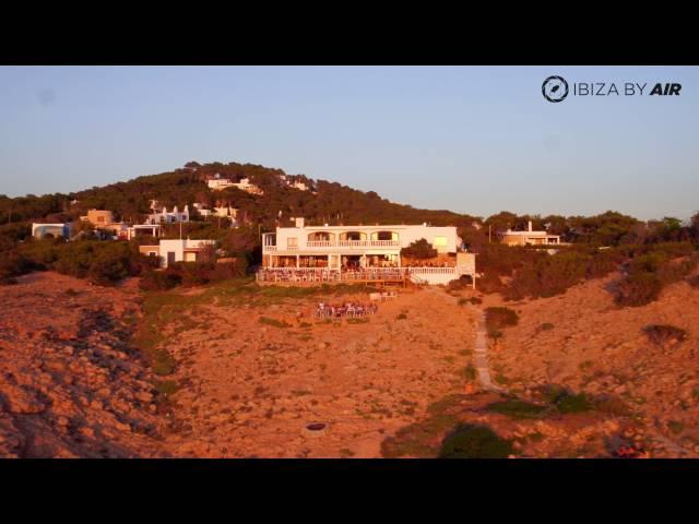 Aerial footage of Hostal la Torre, Ibiza