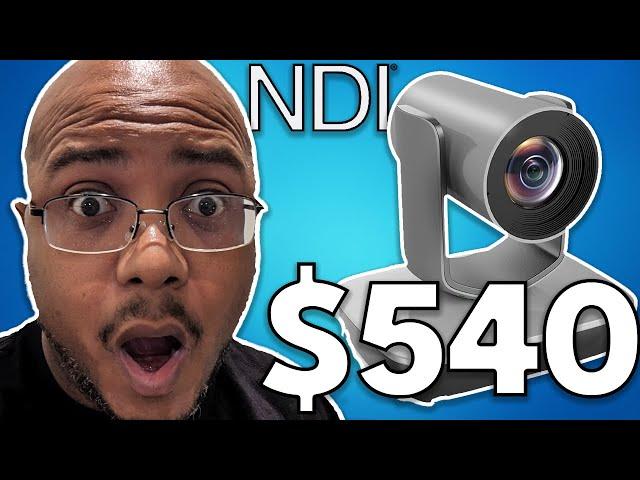 This NDI PTZ Camera is ONLY $540! | AVKANS AV-E20-NDI