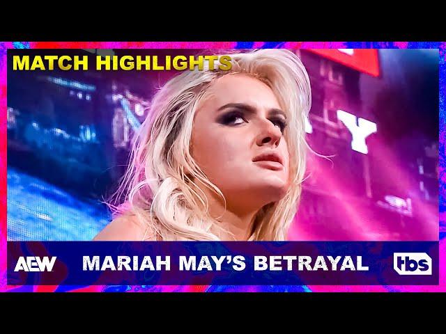 A Timeless Betrayal By Mariah May (Clip) | AEW Dynamite | TBS