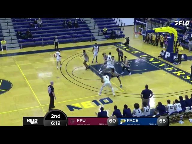 Franklin Pierce vs Pace University Men's Basketball | NE10 Highlights