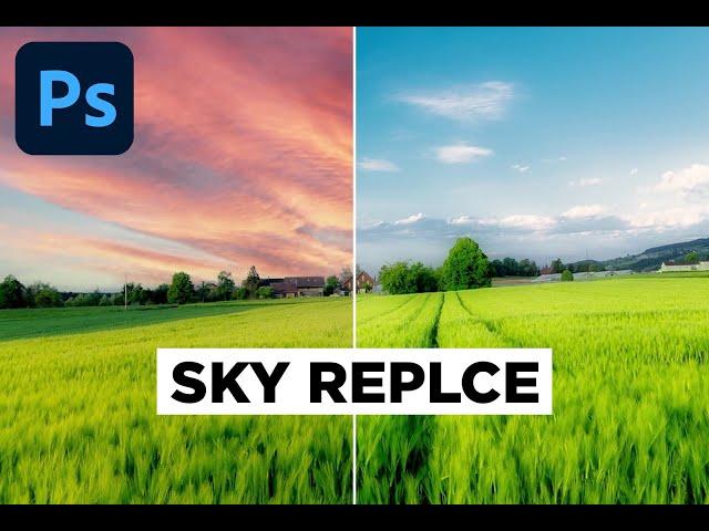 SKY REPLACE / SKY CHANGE IN PHOTOSHOP. VERY EASY WAY. s4s