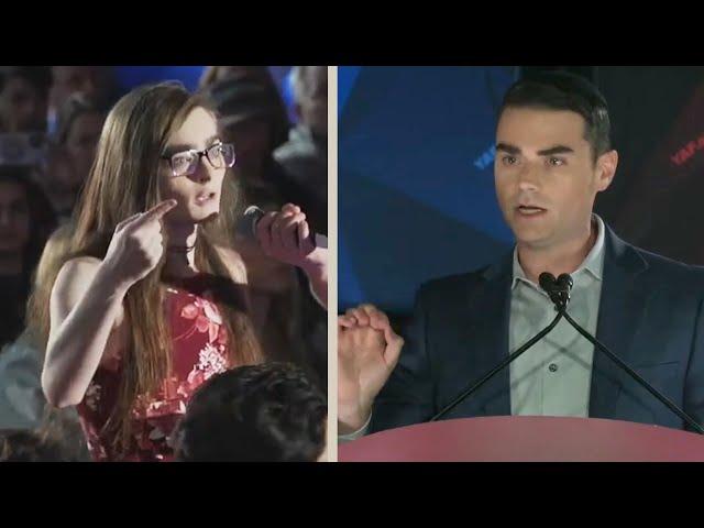 Ben Shapiro & Leftist Clash Over Transgenderism