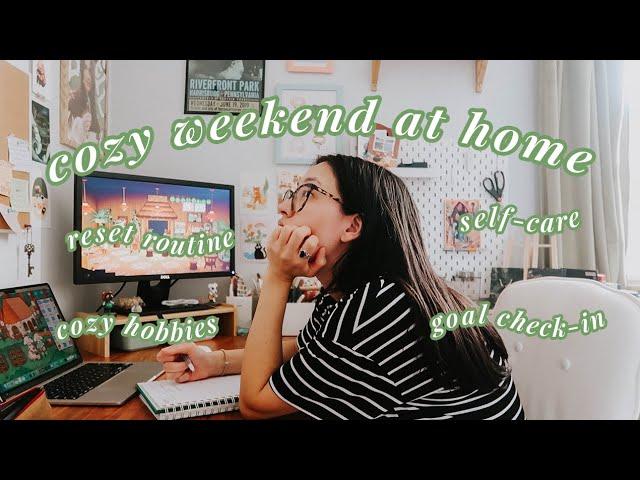 Cozy Weekend Homebody Vlog 🪴 reset routine, self-care, mid year reflections + bookish chats