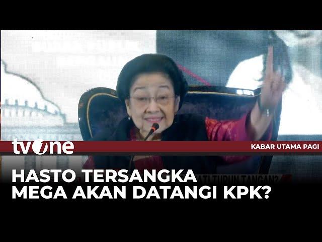 Reaksi Megawati Terkait Penetapan Tersangka Sekjen PDIP Hasto | Kabar Utama Pagi tvOne