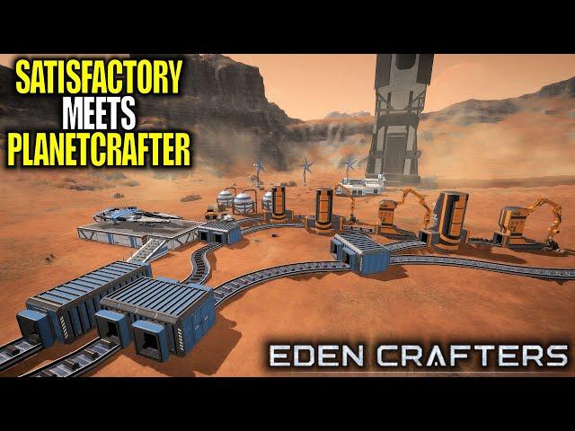 Day 1 of This New Factory Terraformation Game | Eden Crafters Gameplay | Part 1