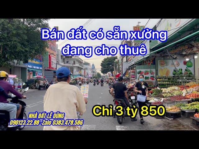 Bán đất tặng xưởng đang cho thuê có thu nhập ổn định | vị trí đẹp dân cư đông đúc