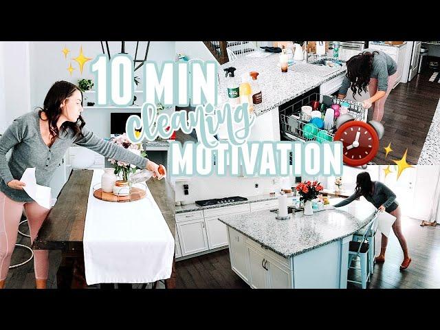 10 MINUTE INSTANT CLEANING MOTIVATION | CLEAN WITH ME | MORE WITH MORROWS