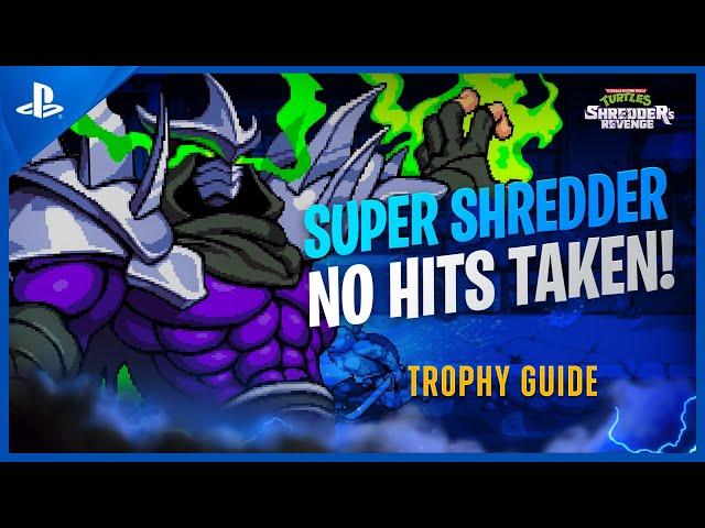 TMNT:  Shredder's Revenge Who Needs A Dock? Trophy Guide (How to take 0 Hits)