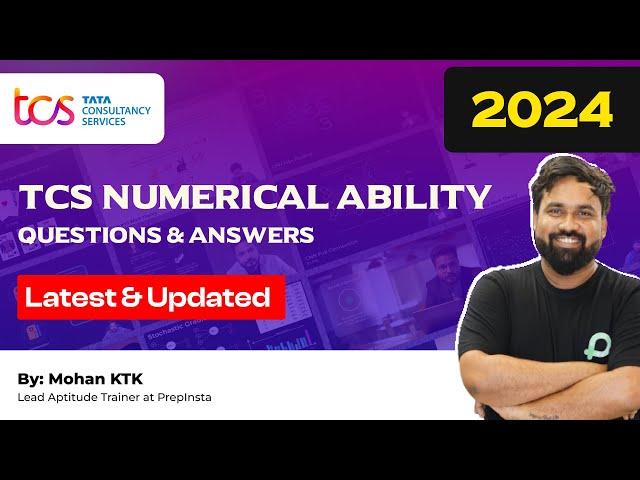 TCS NQT Numerical Ability Questions and Answers  2024 | TCS NQT Preparation