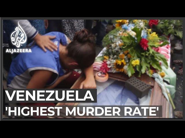 Venezuela has 'world's highest murder rate'