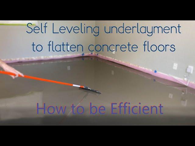 Self Level Concrete Efficiently| SLU | Laticrete NXT Level | Level quick for large format tile