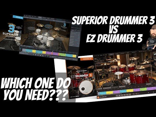 Superior Drummer 3 vs. EZ Drummer 3 | Which One Do You NEED??