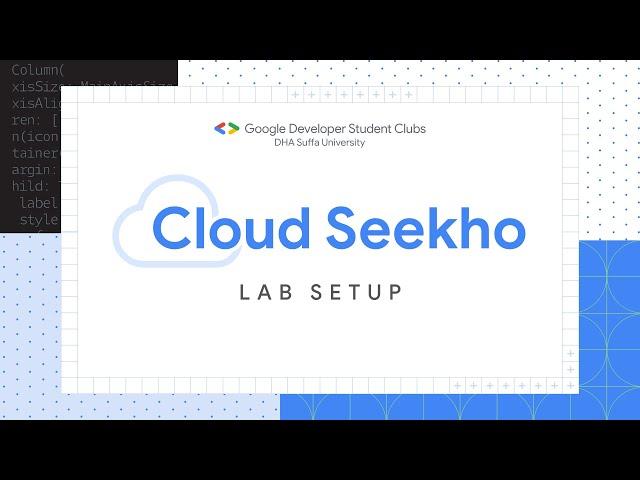 Cloud Seekho Lab Set-Up