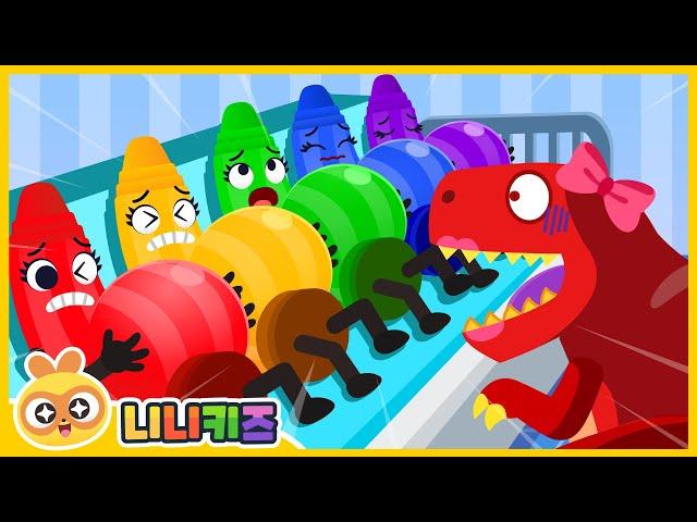 Mommy crayons hurt! | A baby is born | baby crayon | Colors play for Kids | toddlers | NINIkids