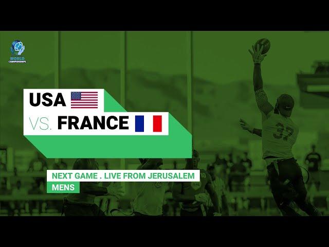 Flag Football World Championships 2021, Day 1, FRANCE v USA (Men)
