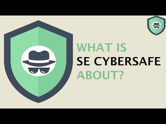 HOW TO BE SAFE ONLINE (INTRO) | What Is SE CYBERSAFE About | First Video