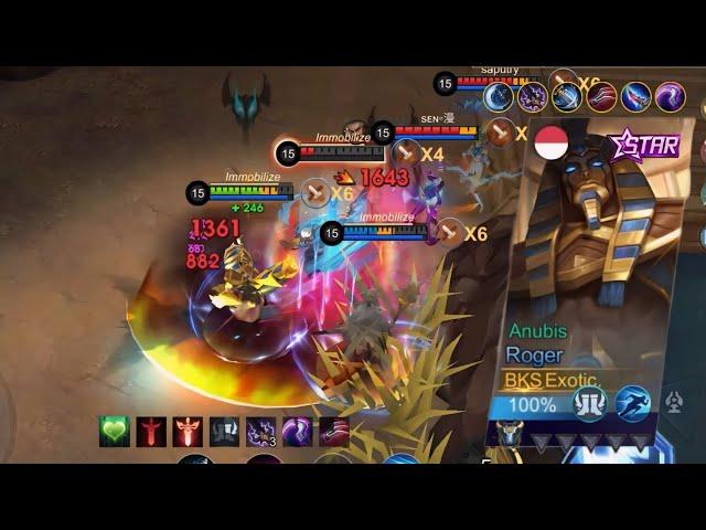 Roger - 'Anubis' | Survival Mode | Mobile Legends