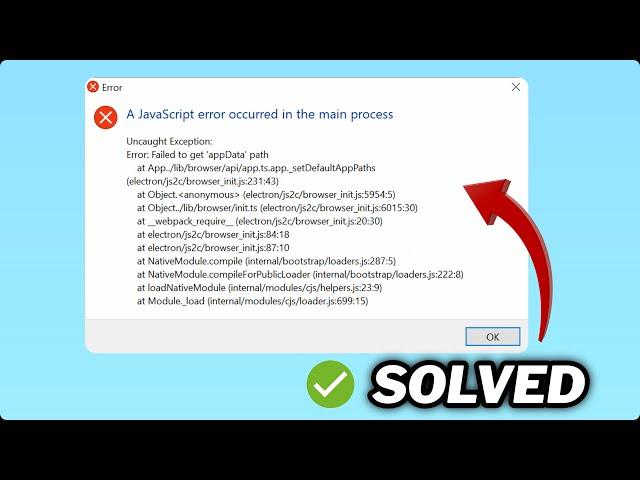 (FIXED) Microsoft Teams error "JavaScript error occurred in the main process" Error in windows 10/11