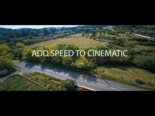 Speed and cinematic shots in one FPV drone, the Zephyr, the first racer cinewhoop