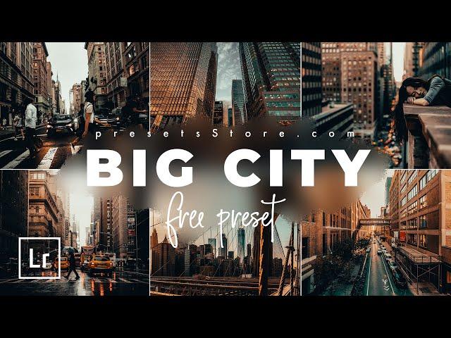 Big City — Mobile Preset Lightroom DNG Tutorial | Download Free | Urban Preset | Street Photography