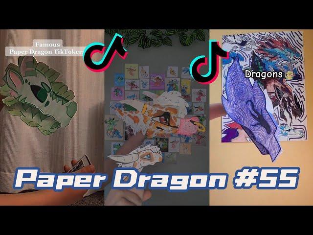 Dragon Puppet Crafts - Paper Dragon TikTok Compilation #55