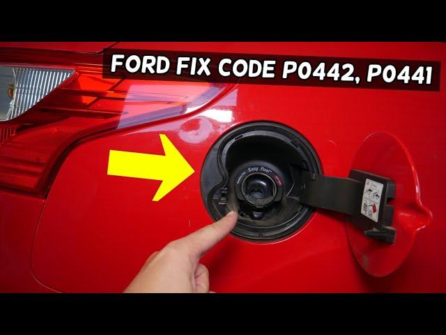 FORD P0441 P0442 EVAPORATIVE EMISSION SYSTEM LEAK DETECTED