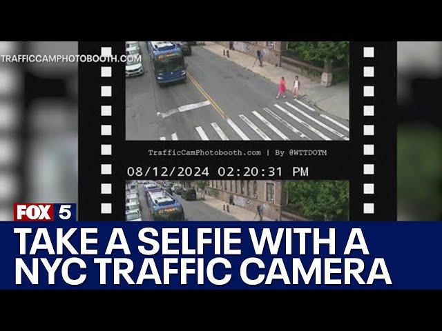 Here's how to take a selfie with a NYC traffic camera