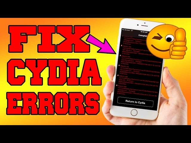 How to Fix Cydia Errors Crashes Remove Bad Sources Yalu Jailbreak 10.2