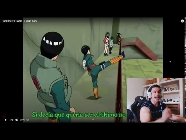 Xandão revoltado com a derrota de rock lee