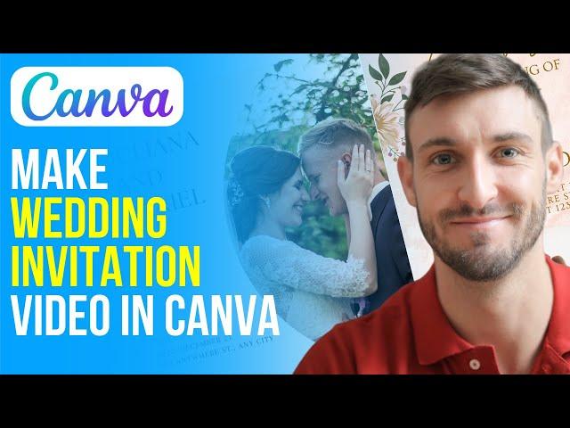 How to Make Wedding Invitation Video in Canva (2025) Marriage/Caricature/Animated