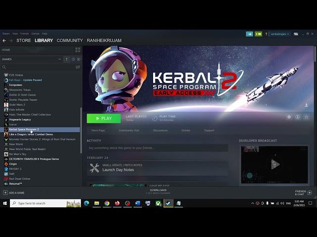 Kerbal Space Program 2: Fix Missing Executable Error On PC