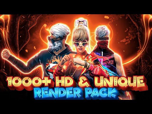 Free Fire Character Png Pack || 70+ Hd & Unique Render || FF render pack ||