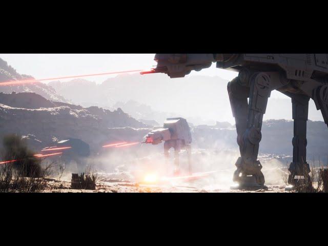 Star Wars AT-AT Walkers in Unreal Engine - Fighting Animation