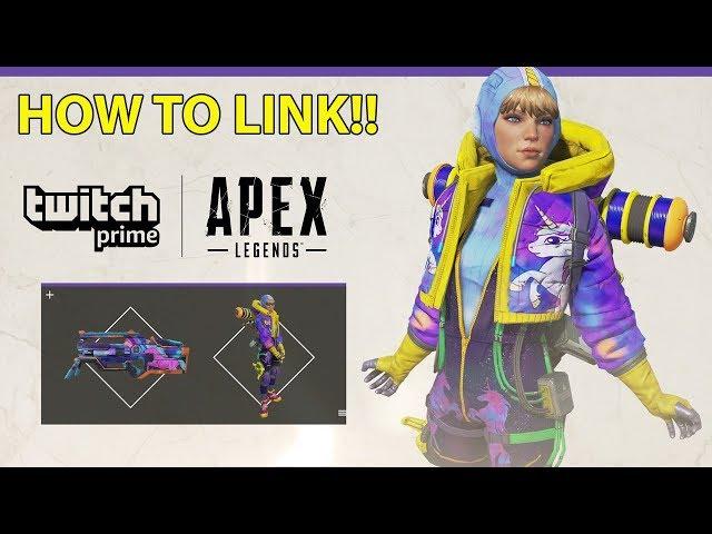 Apex Legends TWITCH PRIME LOOT! **How to link accounts**