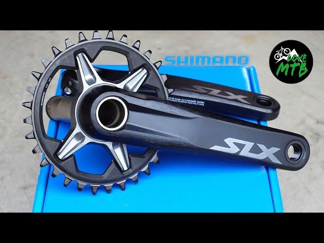 Is SLX Best VALUE Shimano Crankset? 12 Speed SLX M7100 Details, XT/ SLX/ Deore Installation