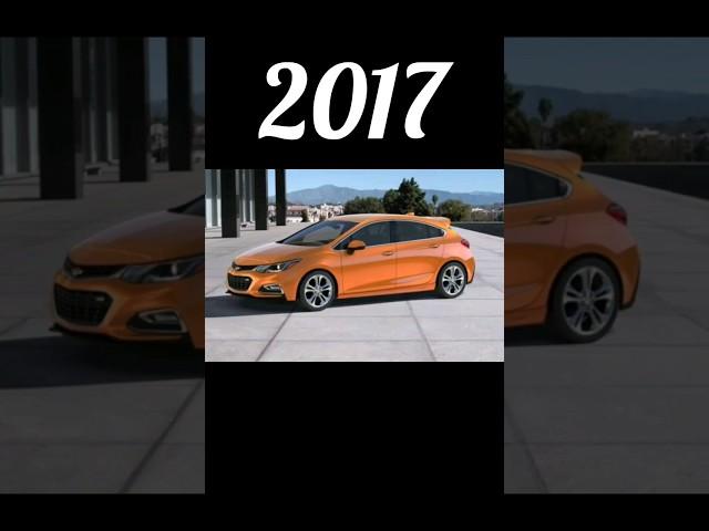 progress and evolution Chevrolet Cruze (2011~2024)#shorts