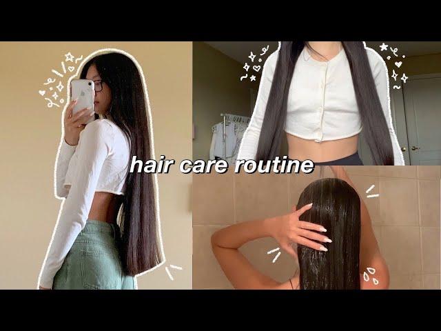 my hair care routine for long and healthy hair 