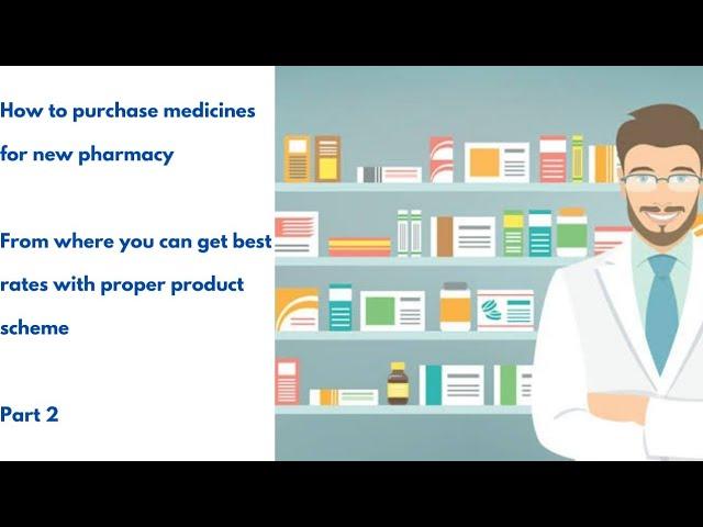 How to purchase medicines for new Retail pharmacy store (part 2)