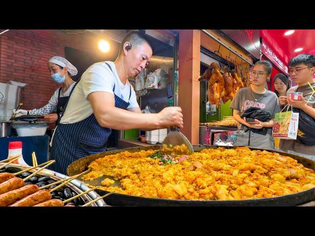 Delicious Street Food Market in Guiyang, China: Traditional Delights & Creative Treats, Full of Life