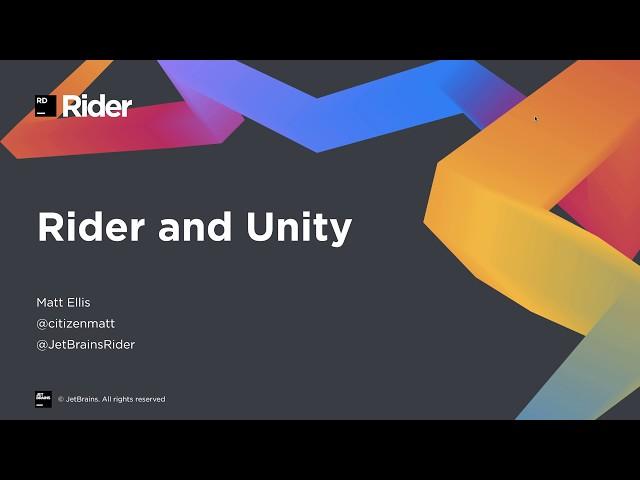 Unity Development with Rider