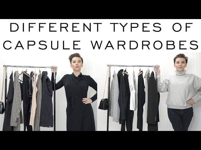 5 Types of CAPSULE WARDROBES : Which ones for you? : Minimalist Fashion : Emily Wheatley