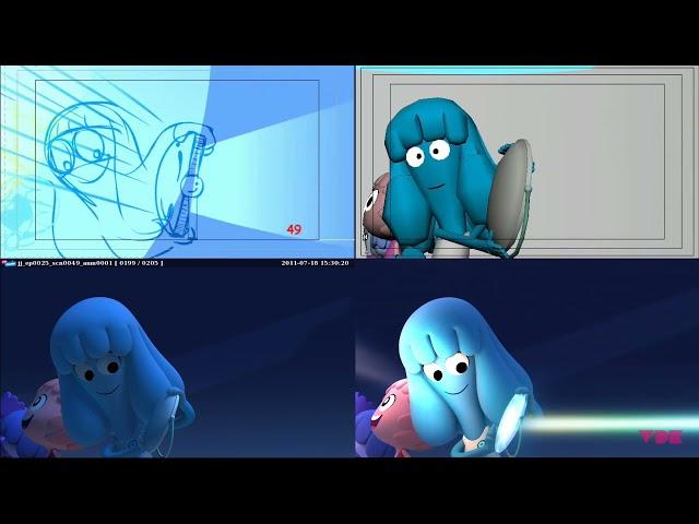 Jelly Jamm "Musical Aurora" animation process - [Spain Audio]