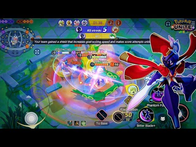 Ceruledge Penta Ko Streak? Pokemon Unite Ceruledge Clips