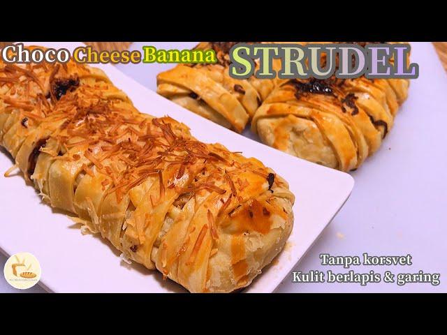 STRUDEL banana chocolate cheese | the skin is crispy and layered WITHOUT CORSVET | SALES IDEAS