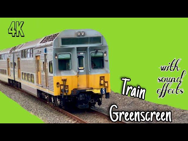 Train Green Screen 4k hd video Chroma Key | Green Screen Train chroma 3d