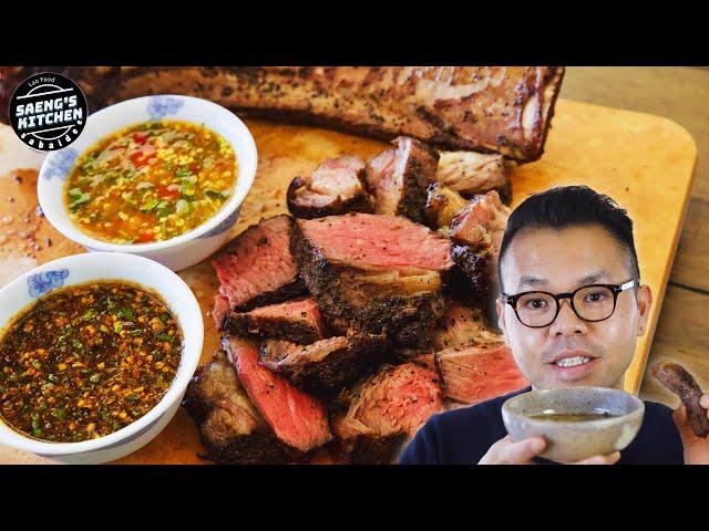 Jeow Som & Jeow Bee for Wagyu Steaks | Lao Food at Saeng’s Kitchen